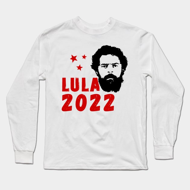 Lula 2022 Long Sleeve T-Shirt by Amescla